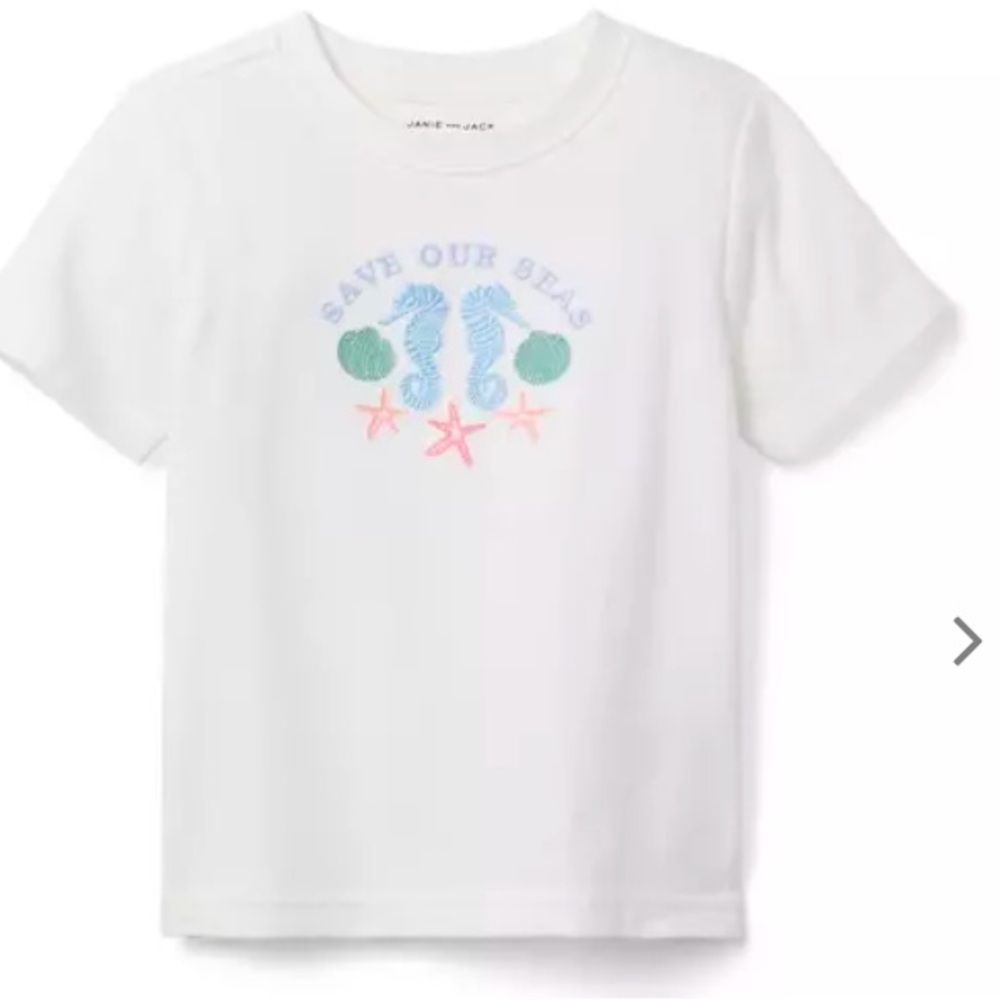 NWT- Janie and Jack Sea Life Short Sleeve Tee